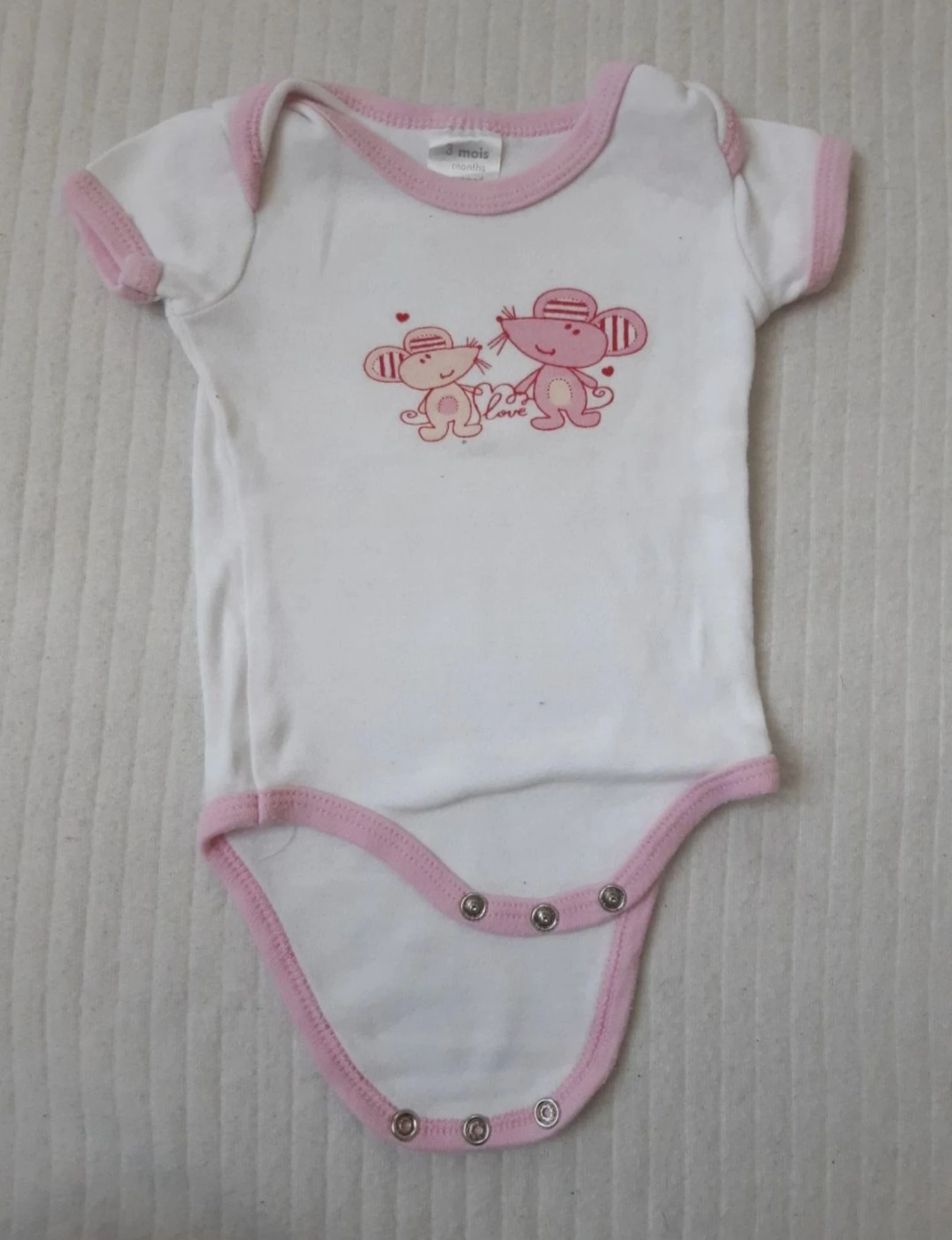 Lote de 8 bodies de manga corta de 3 meses – photo 12
